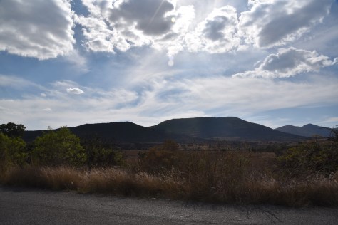 It feels almost miraculous to behold the brilliant, clean blues of the skies and the high cloud formations when I can still see in my mind's eyes the low dirty grey sky and clouds of the urban midwest.